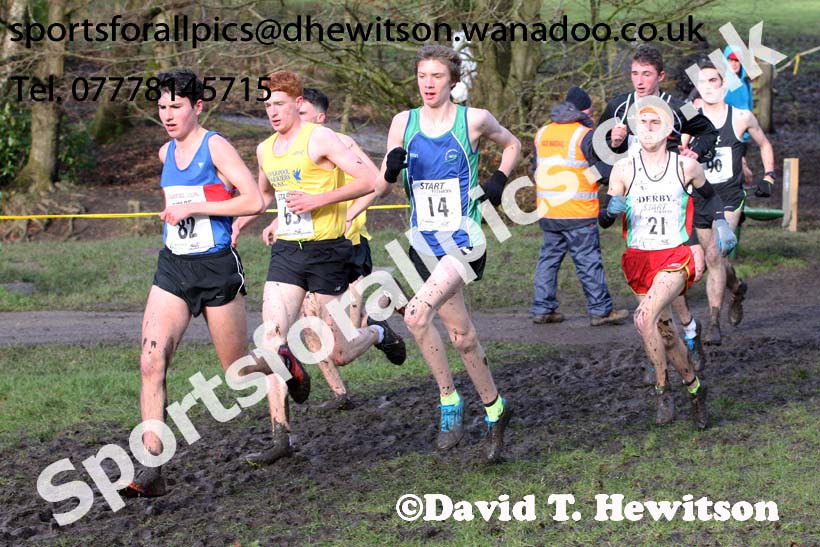 Mens under-20 Northern Cross Country Champs., Witton Park, Blackburn. Photo: David T. Hewitson/Sports for All Pics